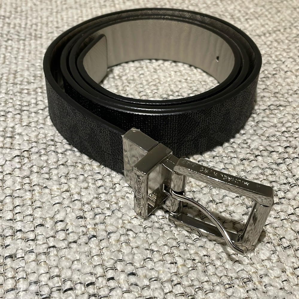 Michael Kors Reversible Logo Monogram Belt